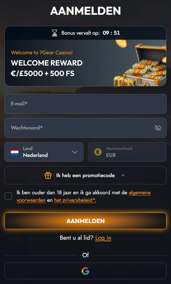 7Gear registreren